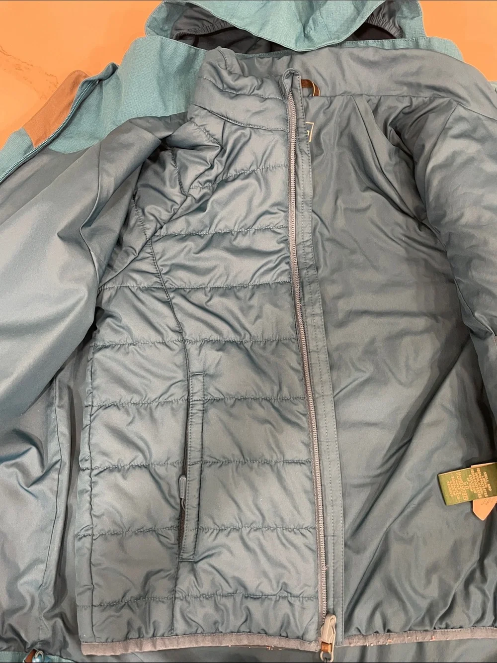 L.L. Bean bright teal